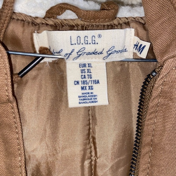 Weatherproof jacket H&M insulated fur inside durable thermal top zip up hoodie - Picture 3 of 11